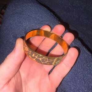 Coach Ocelot/Animal Print Gold Multi Brown